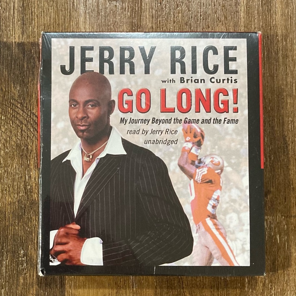 Go Long! by Jerry Rice (2007, CD, Unabridged) NFL San Francisco 49ers Sealed!!